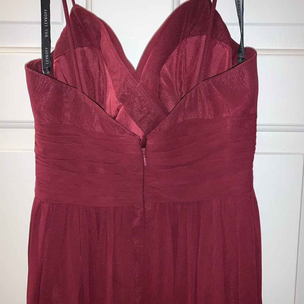 Burgundy Evening Gown